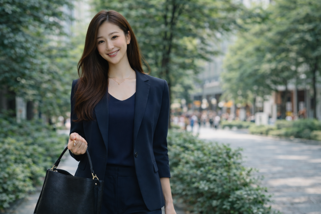 パイロットとの結婚を現実的に考える、落ち着いた雰囲気の女性